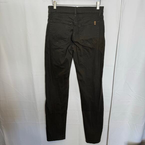Joe’s Jeans Women’s Size 28 Dark Green Olive Stretch Straight Leg Pants - Picture 3 of 7
